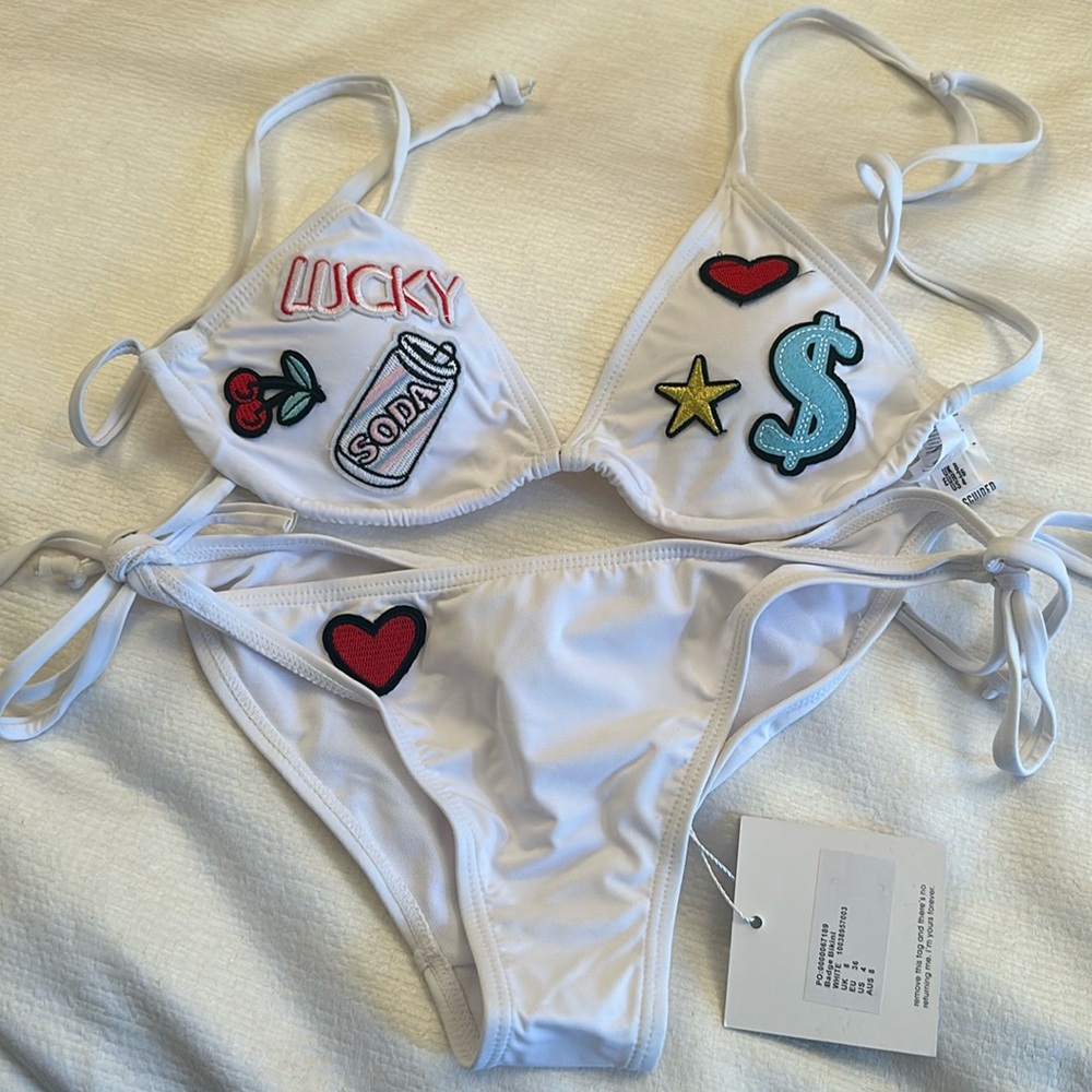 Misguided patch bikini NWT